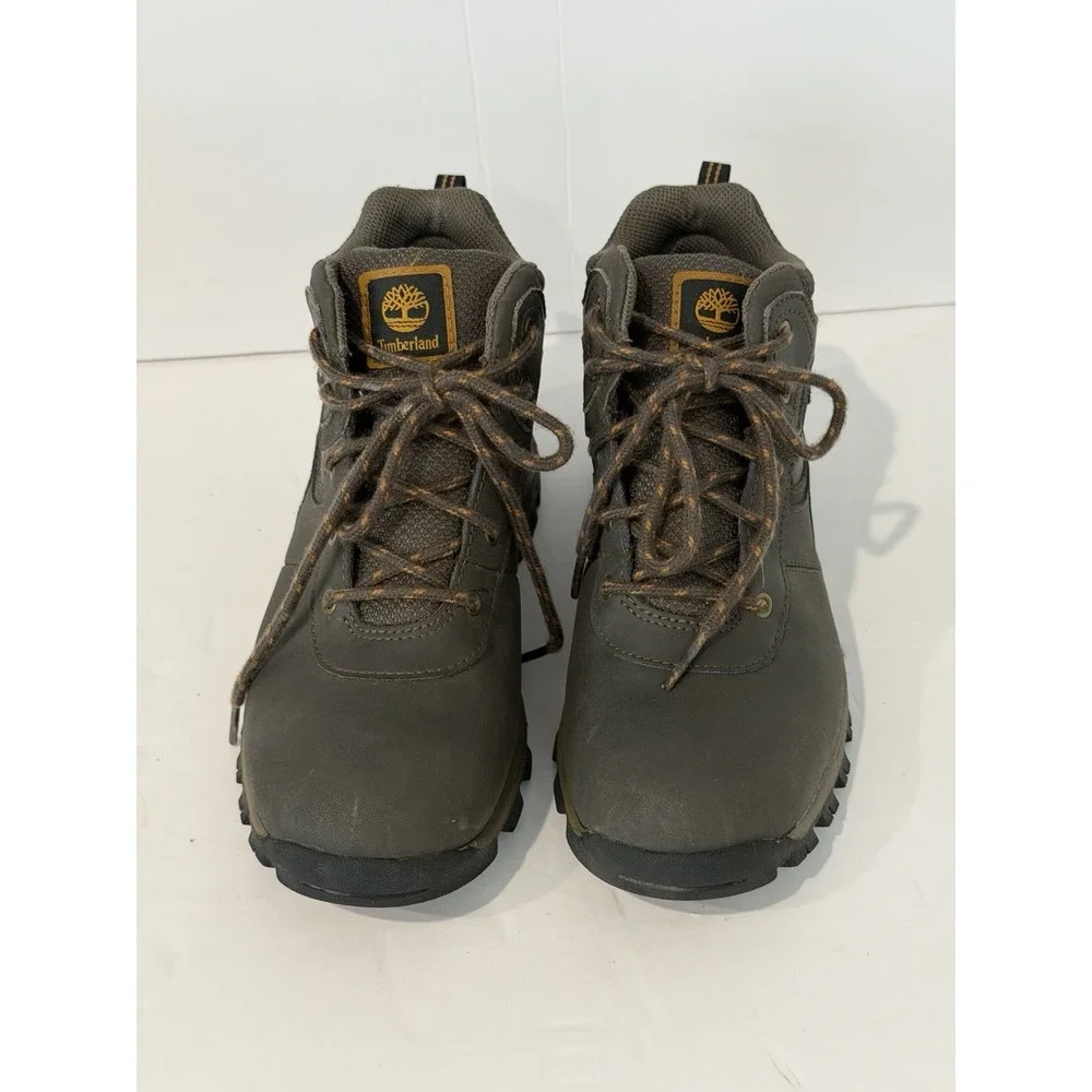 TIMBERLAND Maddsen Mid Hiker Brown Boot Youth 3 Shoes Hiking Fall School Casual